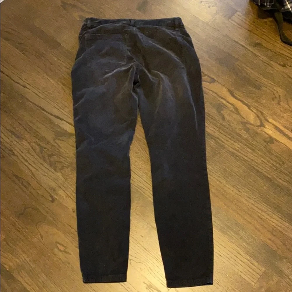 Free People Dark Blue Cords Corduroy Skinny 27 EUC
